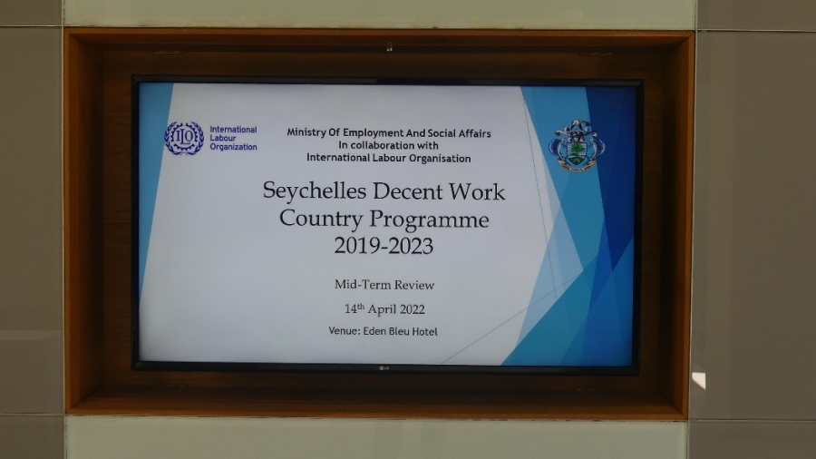 Validation workshop on mid-term review of the second Seychelles Decent Work Country Programme (2019 – 2023) conducted