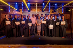 The BRIGHT graduates with guests