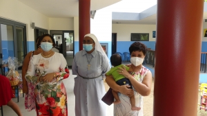 Visit to the orphanages