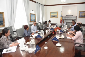 Yesterday’s meeting in progress 
